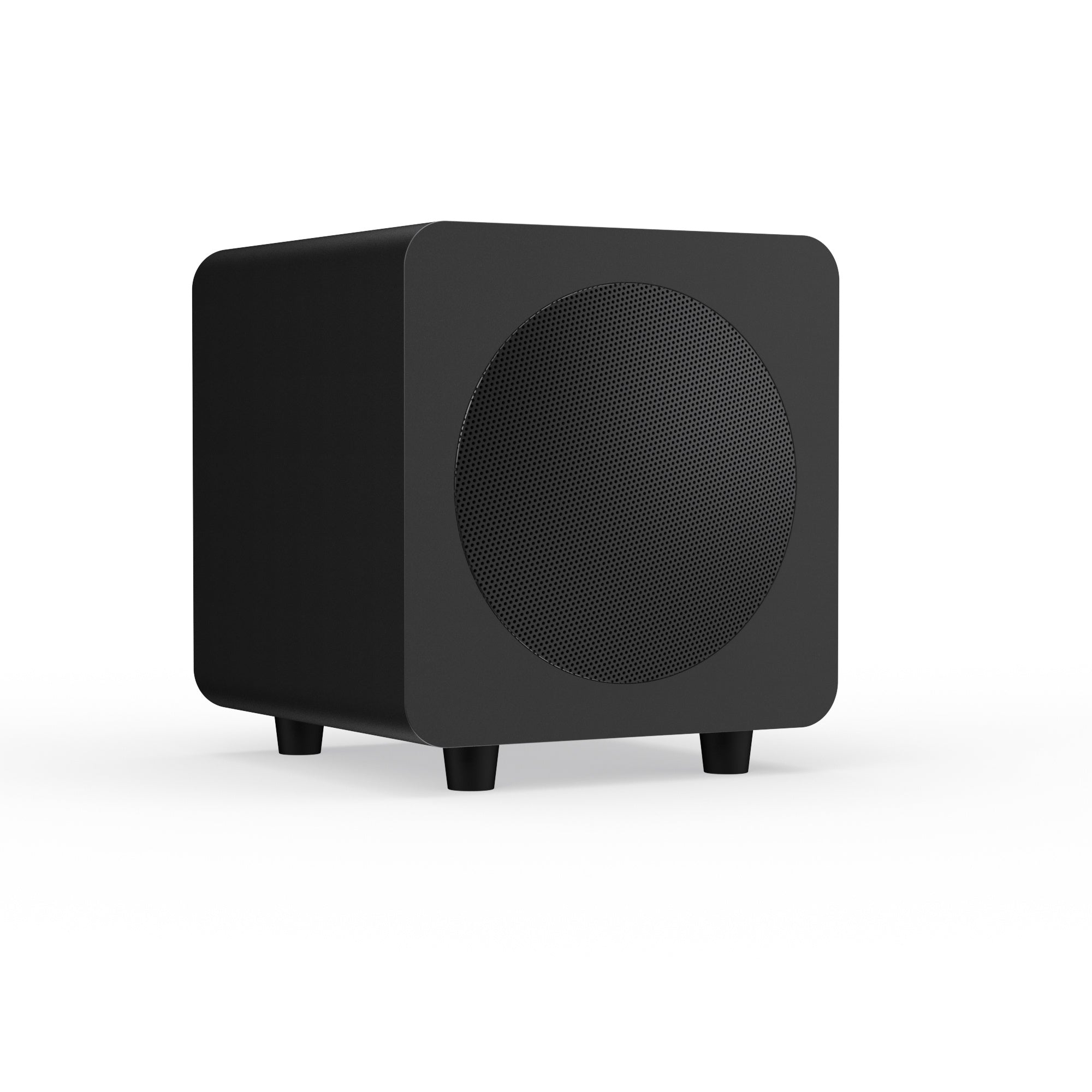 Kanto SUB6 200W 6 Inch Vinyl Subwoofer - Matte Black