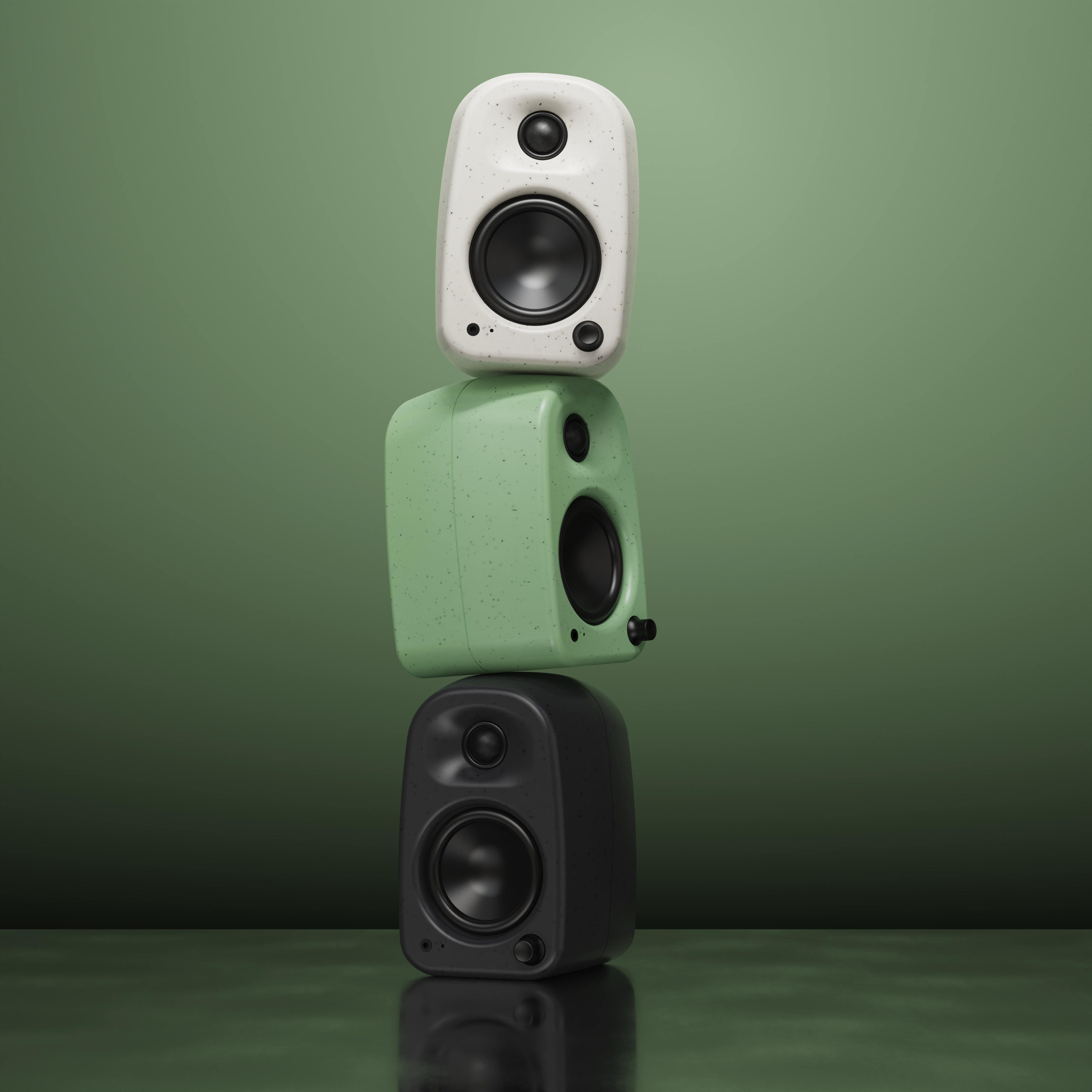 Kanto UKI 100W Bluetooth Desktop Speakers Pair Black