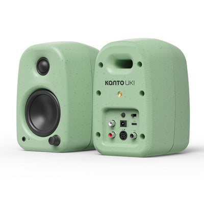 Kanto UKI 100W Bluetooth Desktop Speakers Pair Sage Green
