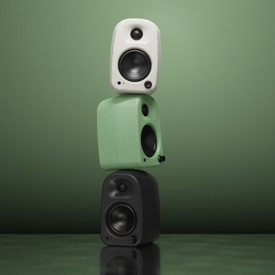Kanto UKI 100W Bluetooth Desktop Speakers Pair Sage Green