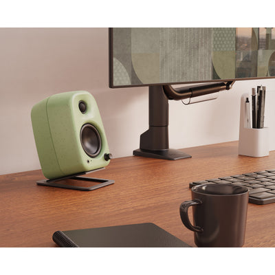 Kanto UKI 100W Bluetooth Desktop Speakers Pair Sage Green