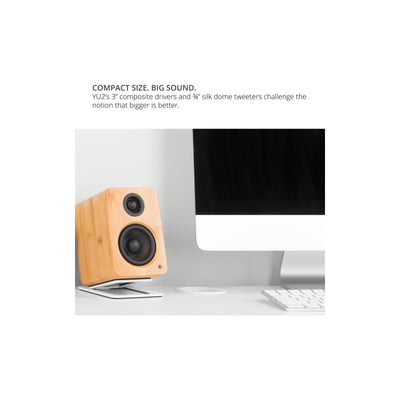 Kanto YU2 Powered Desktop Speakers Matte Black