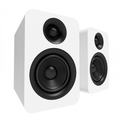 Kanto YUP4 Passive 4 inch Bookshelf Speakers Matte White