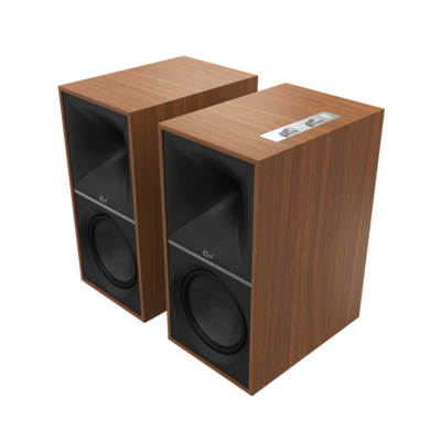 Klipsch The Nines Active Bookshelf Speakers Walnut