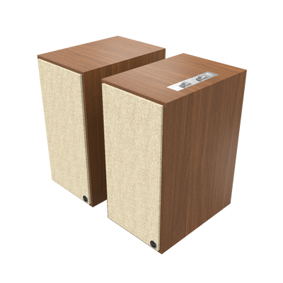 Klipsch The Nines Active Bookshelf Speakers Walnut