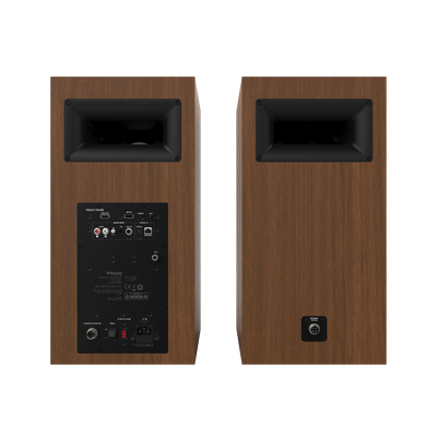 Klipsch The Nines Active Bookshelf Speakers Walnut