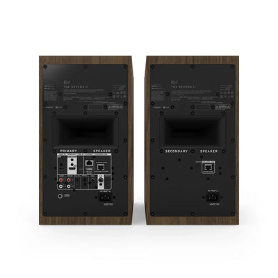 Klipsch The Nines II Active Bookshelf Speakers Walnut