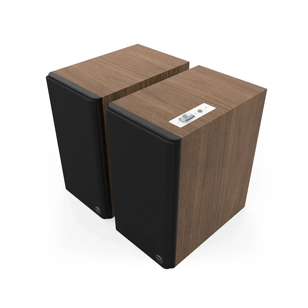 Klipsch The Nines II Active Bookshelf Speakers Walnut