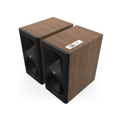 Klipsch The Nines II Active Bookshelf Speakers Walnut