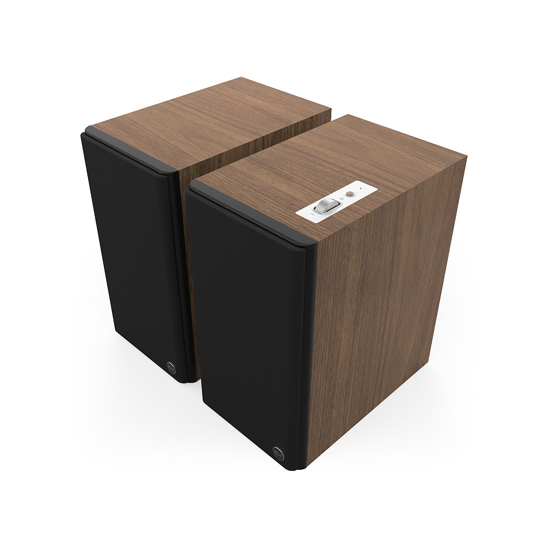 Klipsch The Sevens II Active Bookshelf Speakers Walnut