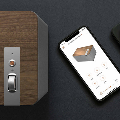 Klipsch The Three Plus Premium Multiroom Bluetooth Wireless Speaker Walnut
