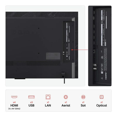LG OLED42C55LA 42 Inch OLED evo AI C5 4K Ultra HD HDR Smart TV