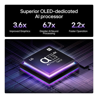 LG OLED48G56LS 48 Inch OLED evo AI G5 4K UHD HDR Smart TV with LG US70TY 3.1.1ch Soundbar Bundle