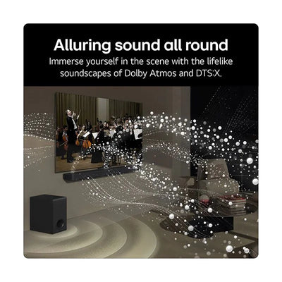 LG OLED48G56LS 48 Inch OLED evo AI G5 4K UHD HDR Smart TV with LG US70TY 3.1.1ch Soundbar Bundle