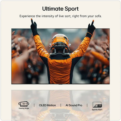 LG OLED48G66LS 48 Inch OLED Evo AI G6 4K Ultra HD HDR Smart TV (Stand Version) 2026