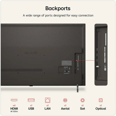LG OLED55B6ELC 55 Inch OLED AI B6 4K Ultra HD HDR Smart TV 2026