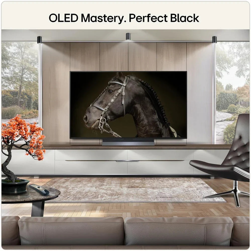 LG OLED55C66LB 55 Inch OLED evo AI C6 4K Ultra HD HDR Smart TV 2026