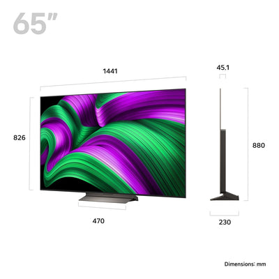 LG OLED65C56LB 65 Inch C5 OLED EVO 4K UHD HDR Smart TV with LG US90TY 5.1.3ch Soundbar Bundle