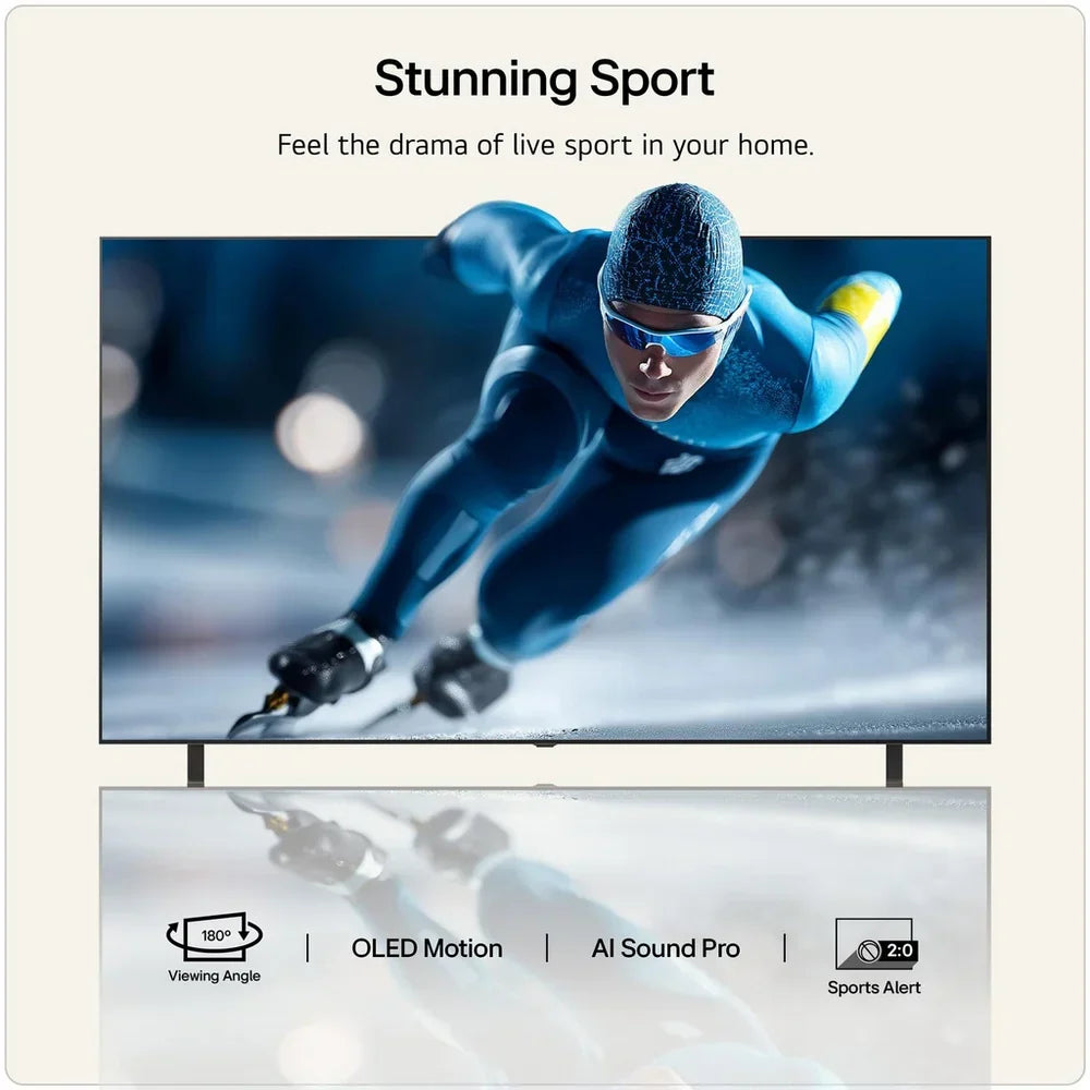 LG OLED83B6ELB 83 Inch OLED 4K Ultra HD HDR Smart AI TV 2026