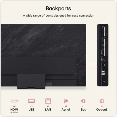 LG OLED83C66LB 83 Inch OLED evo AI C6 4K Ultra HD HDR Smart TV 2026