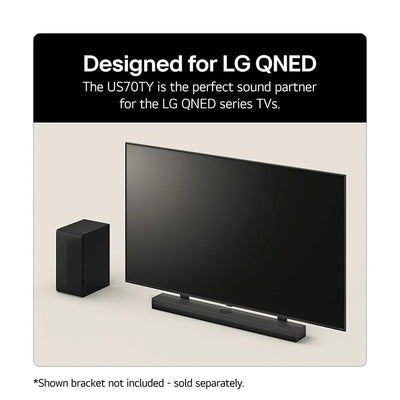 LG US70TY 3.1.1 Channel Dolby Atmos Soundbar with Subwoofer