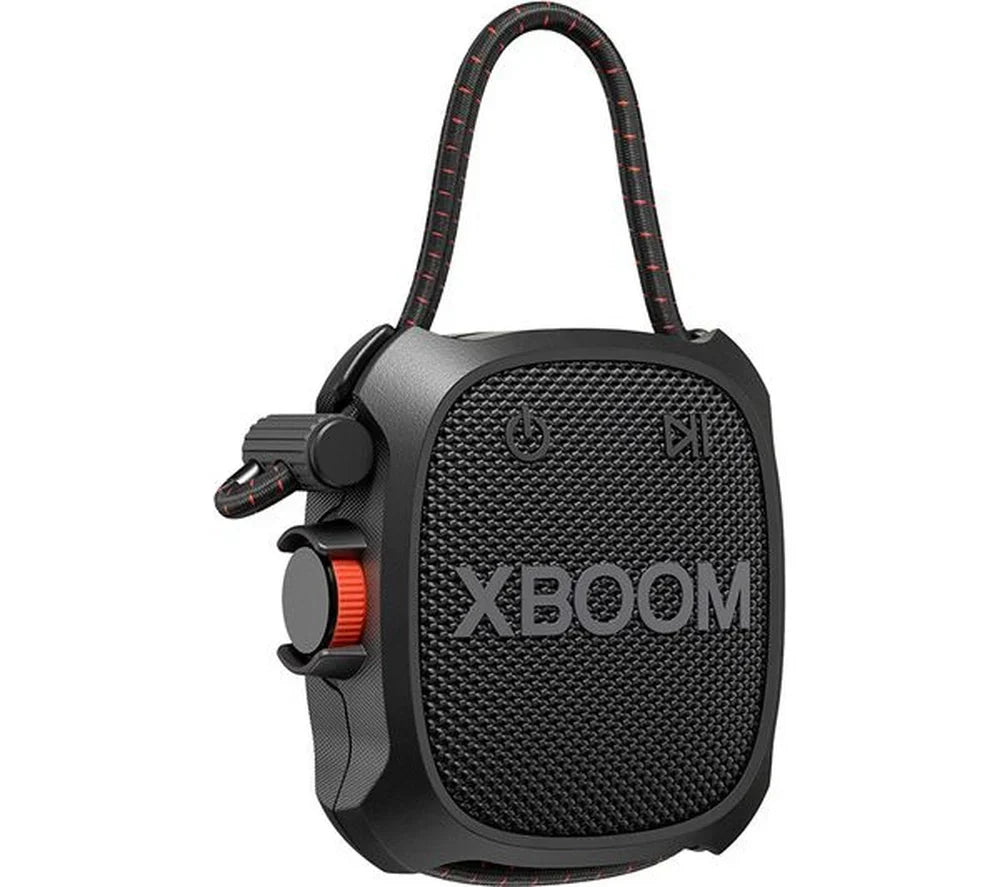 LG XG2T xboom Go Portable Wireless Speaker with Bluetooth Military Grade - Black