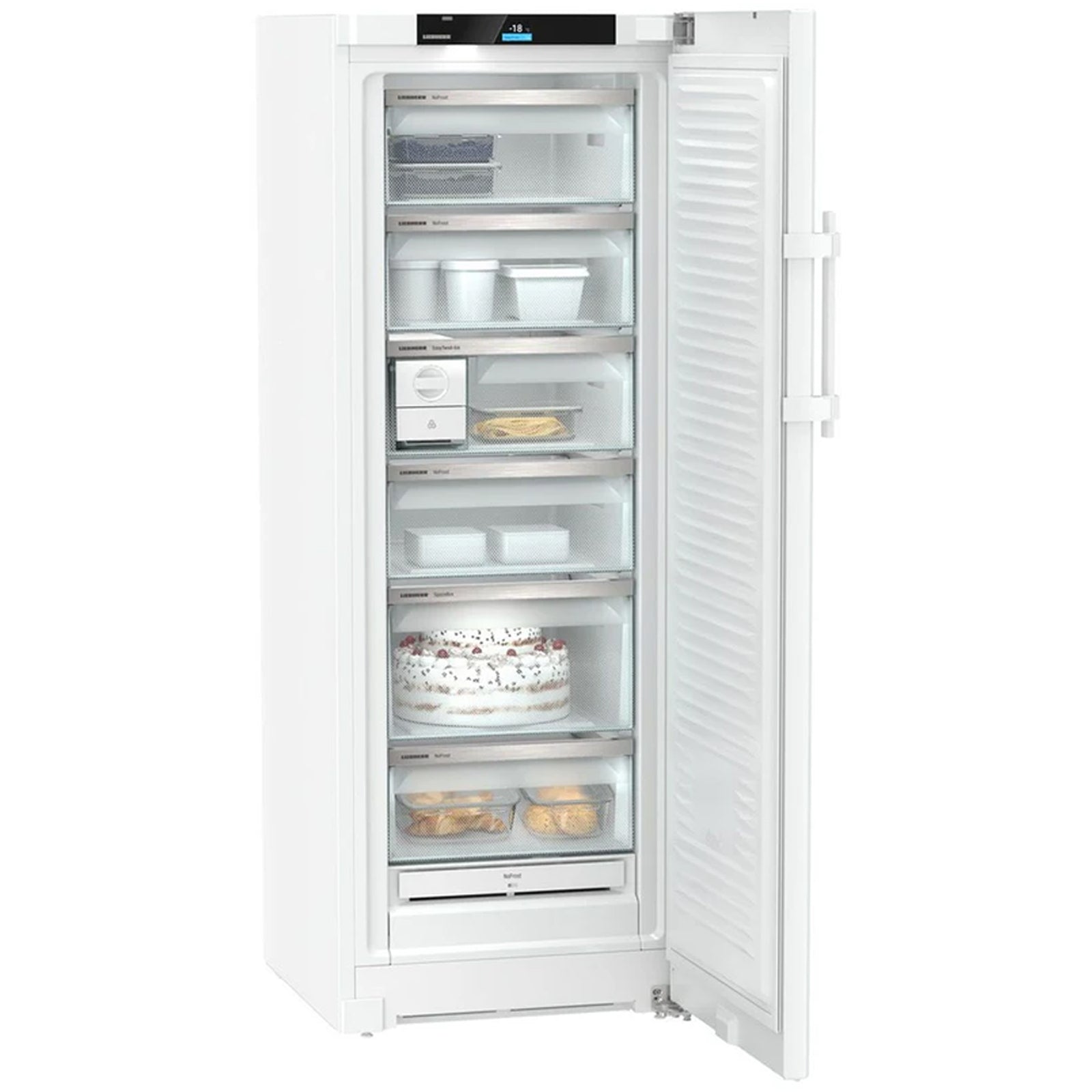 Liebherr Prime FNB505I 277L 60cm No Frost Upright Tall Freezer White