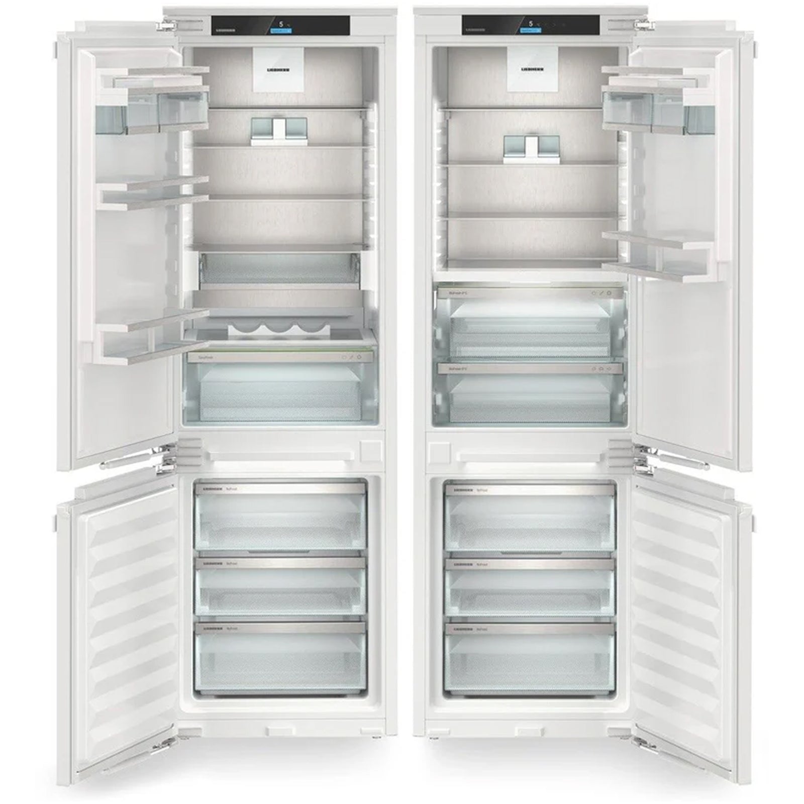 Liebherr Prime IXCC5155 178cm Bio Fresh No Frost Side by Side Built in Fridge Freezer