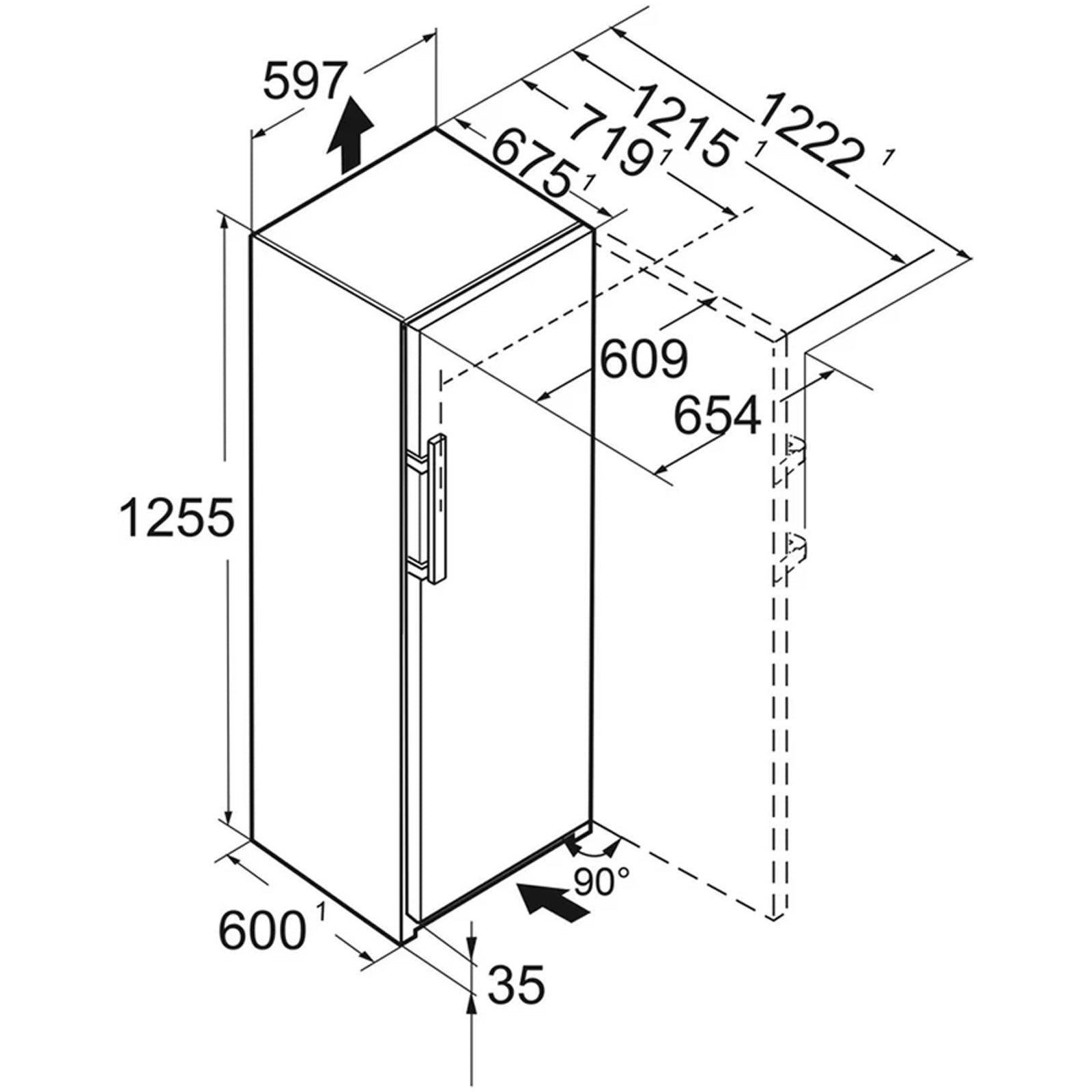 Liebherr Prime RBA30425I 60cm BioFresh Larder Fridge