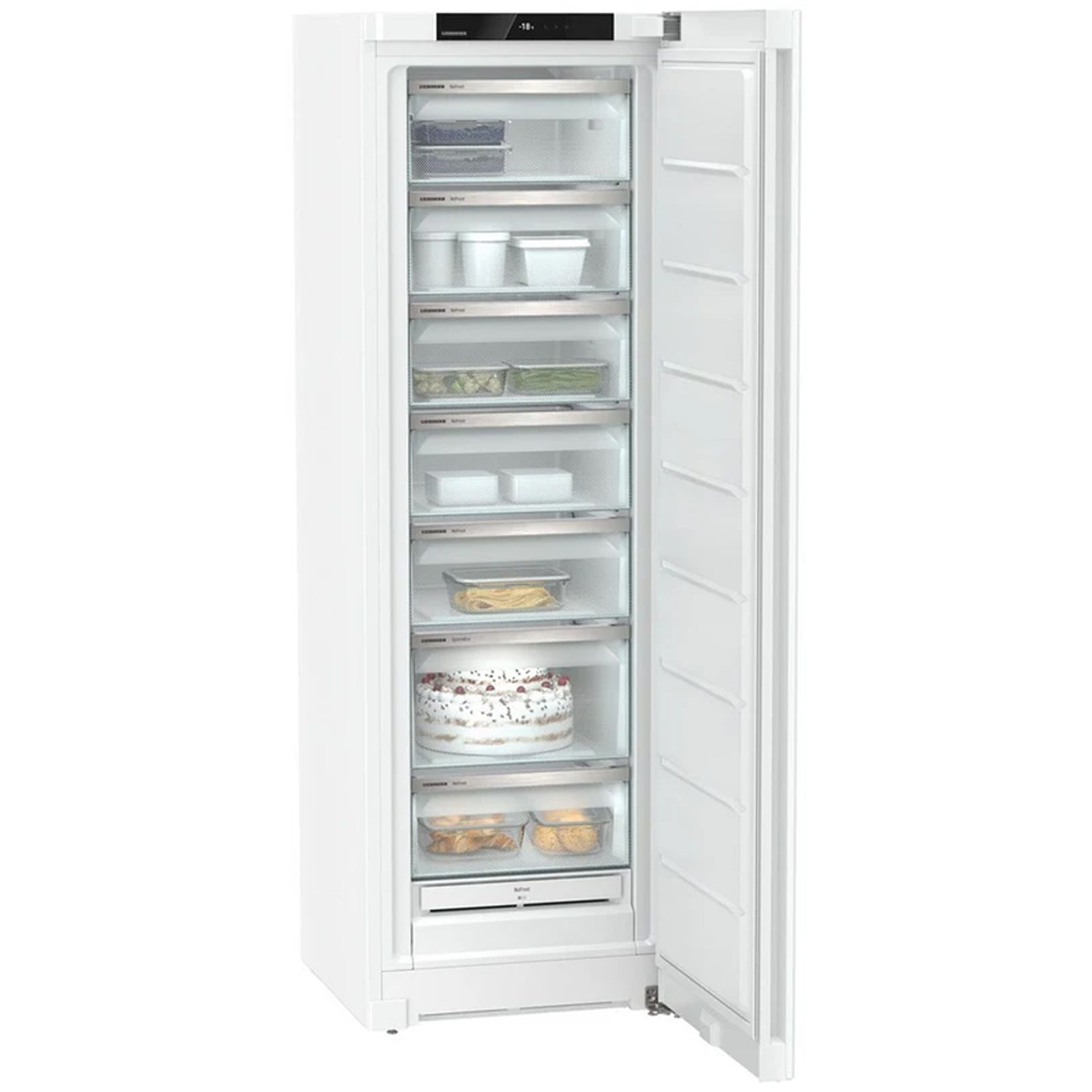 Liebherr Pure FNE5207 60cm No Frost Upright Tall Freestanding Freezer White