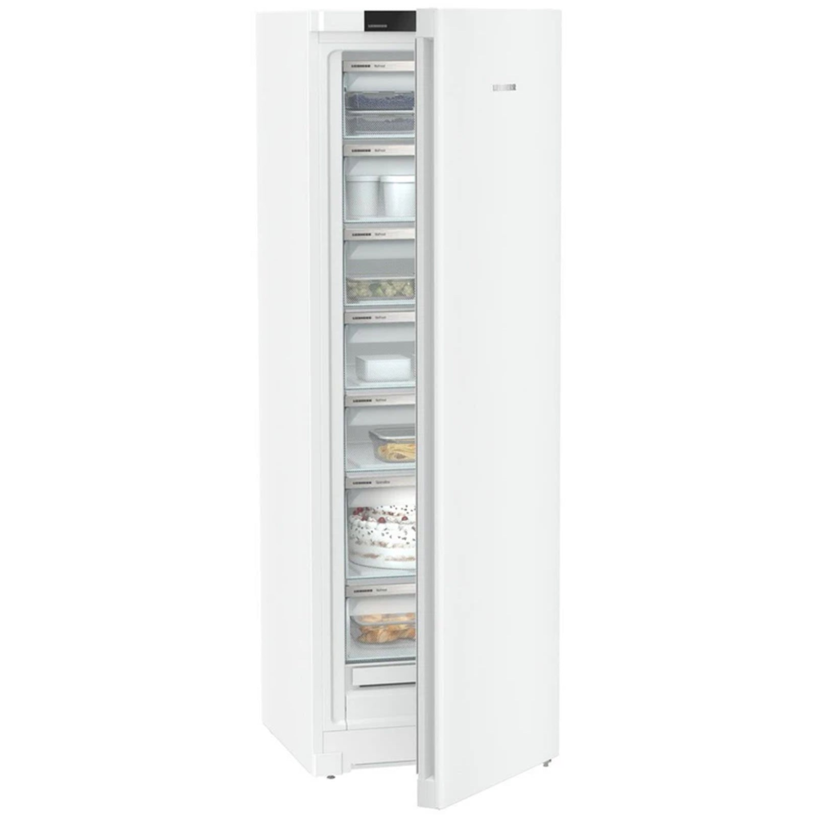 Liebherr Pure FNE5207 60cm No Frost Upright Tall Freestanding Freezer White