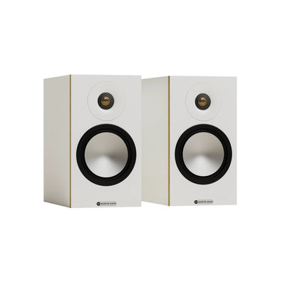 Marantz CINEMA 70s 7.2 Channel AV Receiver Silver with Monitor Audio Bronze 50 7G 5.1 Speaker Package White White