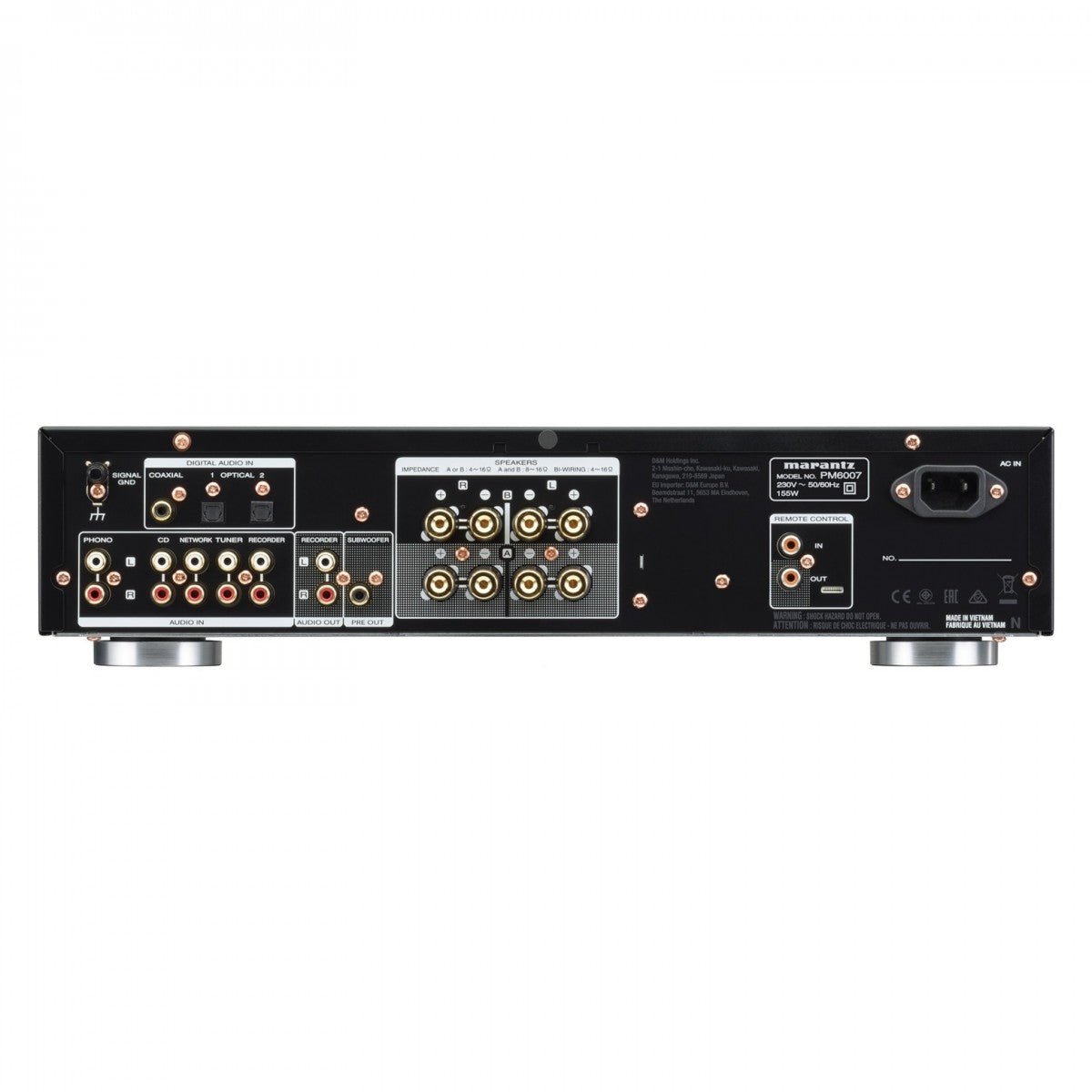 Marantz PM6007 Integrated Amplifier Silver with Klipsch R-60M Bookshelf Speakers Pair HiFi Package