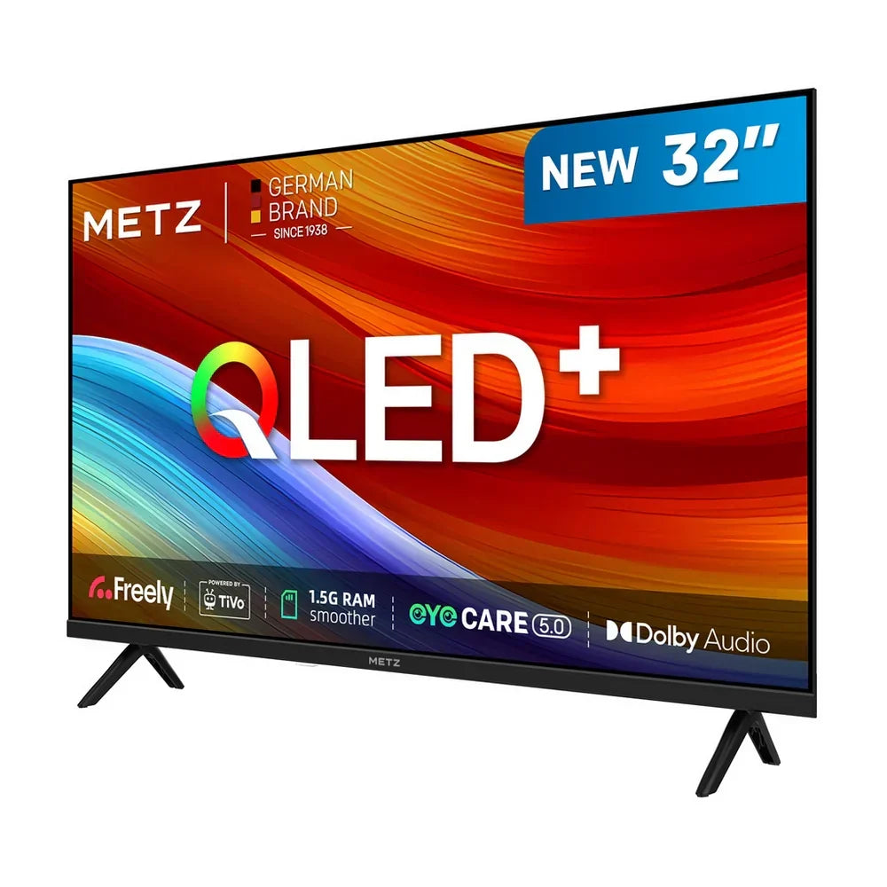 Metz 32MQH6800ZUK 32 Inch HD Smart QLED TV with Freely Power By TiVo