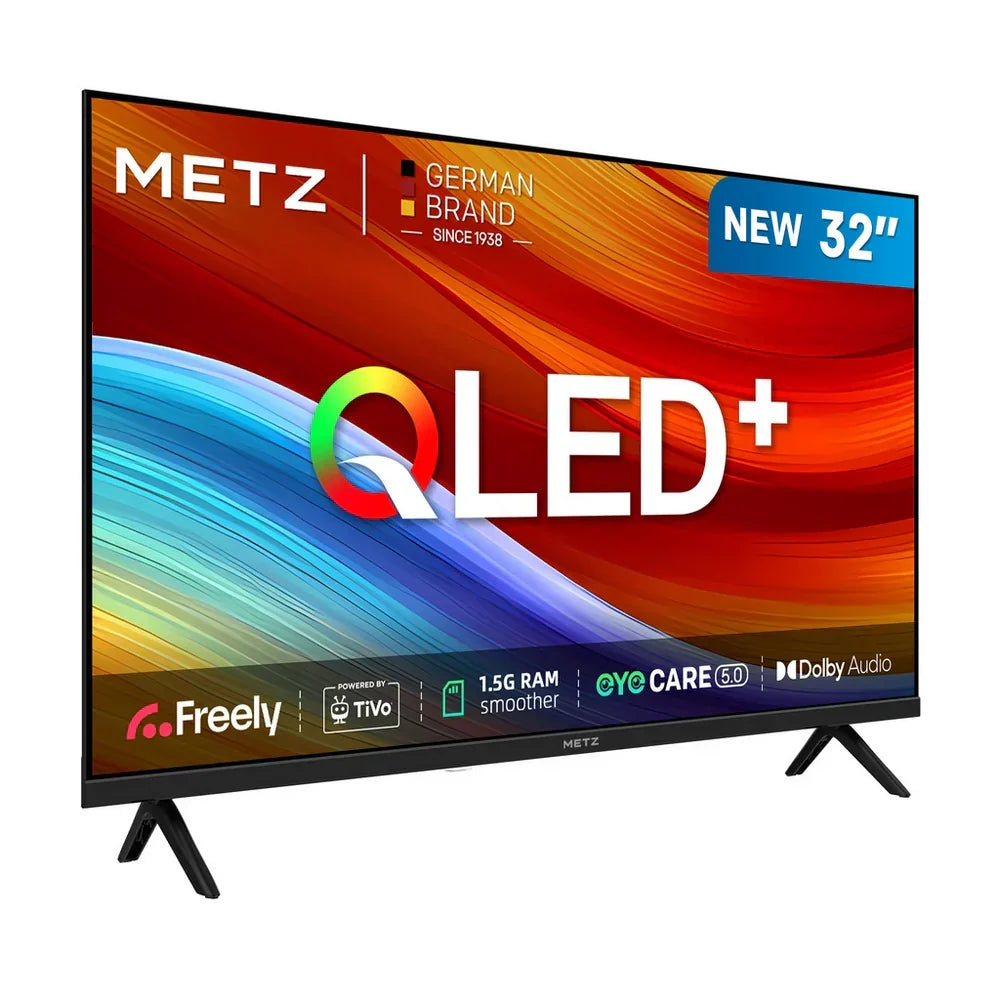Metz 32MQH6800ZUK 32 Inch HD Smart QLED TV with Freely Power By TiVo