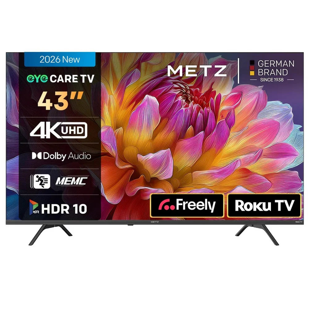 Metz 43MRF6000ZUK 43 Inch MRF6000Z 4K Ultra HD HDR DLED Smart TV with Freely