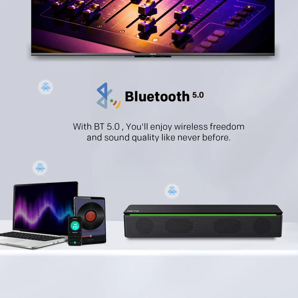 METZ MEBS60 Wireless Portable Bluetooth Speaker - Black