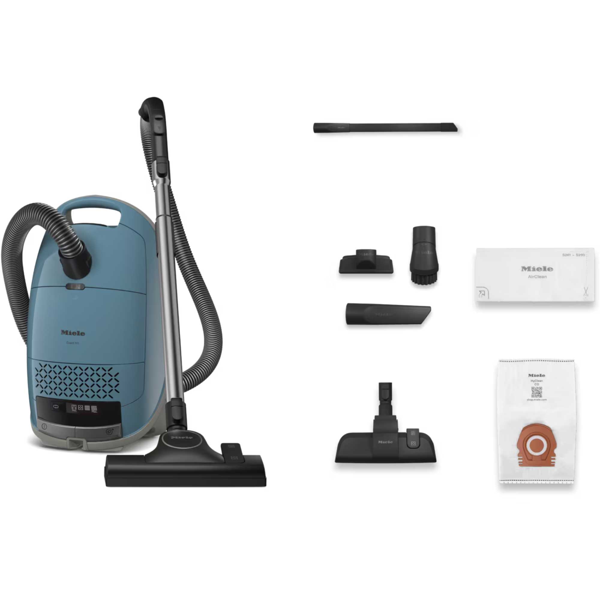 Miele Guard M1 Flex Cylinder Bagged Vacuum Cleaner 890W Nordic Blue - Clearance