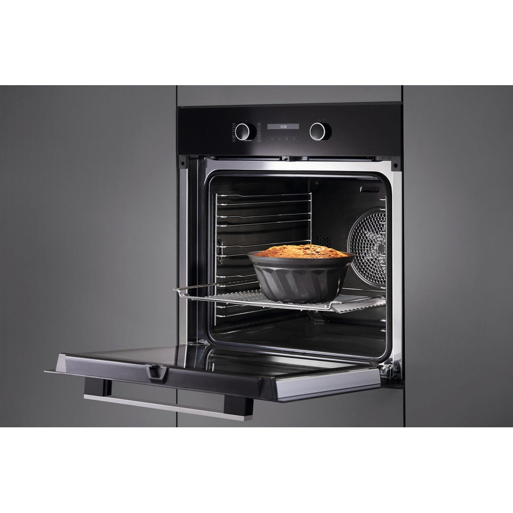 Miele H 2465 BP Built-In Electric Single Oven with Pyrolytic Cleaning Black - A+ Rated