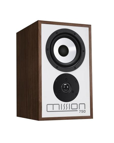 Mission 750 Bookshelf Speakers Pair Walnut