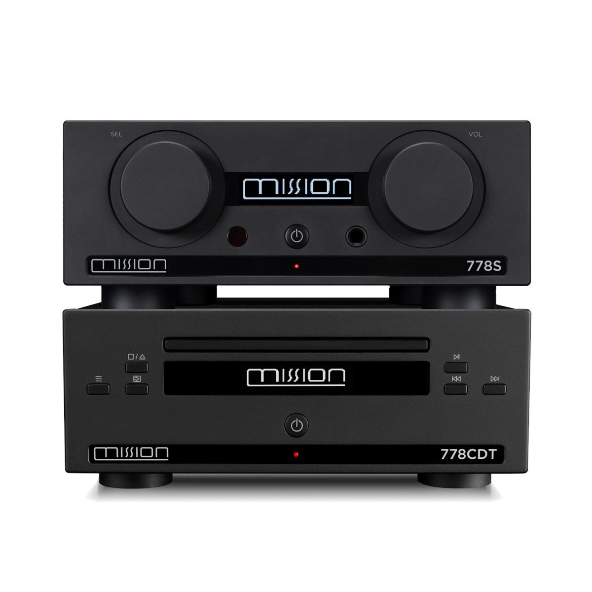 Mission 778S Network Music Streamer and 778CDT CD Transport Hi-Fi Bundle - Black