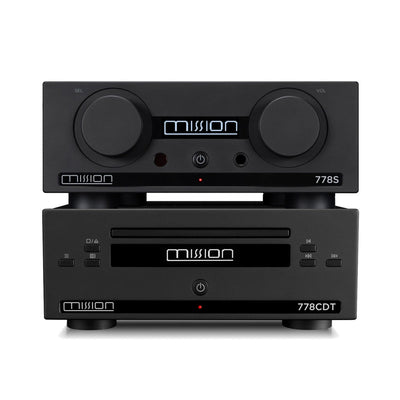 Mission 778S Network Music Streamer and 778CDT CD Transport Hi-Fi Bundle - Black