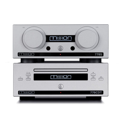 Mission 778S Network Music Streamer and 778CDT CD Transport Hi-Fi Bundle - Silver