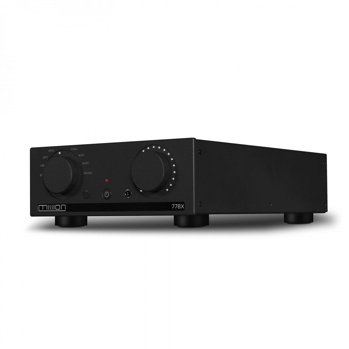 Mission 778X Integrated Amplifier Black with Wharfedale Diamond 12.3i Floorstanding Speakers Walnut Pair Hifi Package