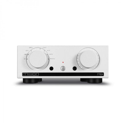 Mission 778X Integrated Amplifier Silver with Wharfedale Diamond 12.2i Bookshelf Speakers Grey Pair Hifi Package