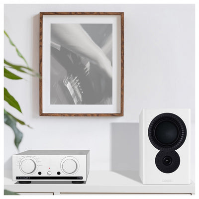 Mission 778X Integrated Amplifier Silver with Wharfedale Diamond 12.2i Bookshelf Speakers Grey Pair Hifi Package