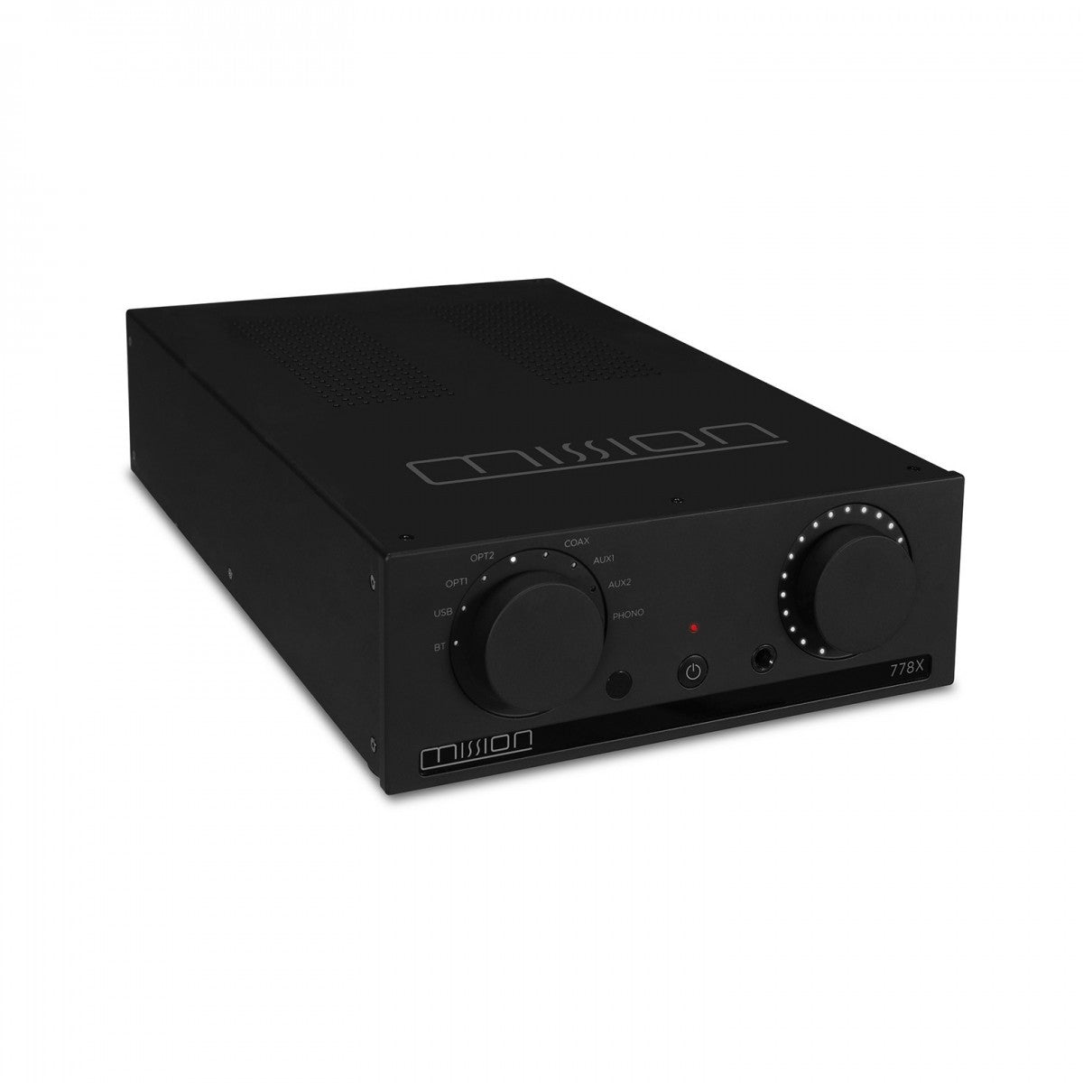 Mission 778X Integrated Amplifier with Wharfedale Diamond 12.3i Floorstanding Speakers Pair Hifi Package - Black