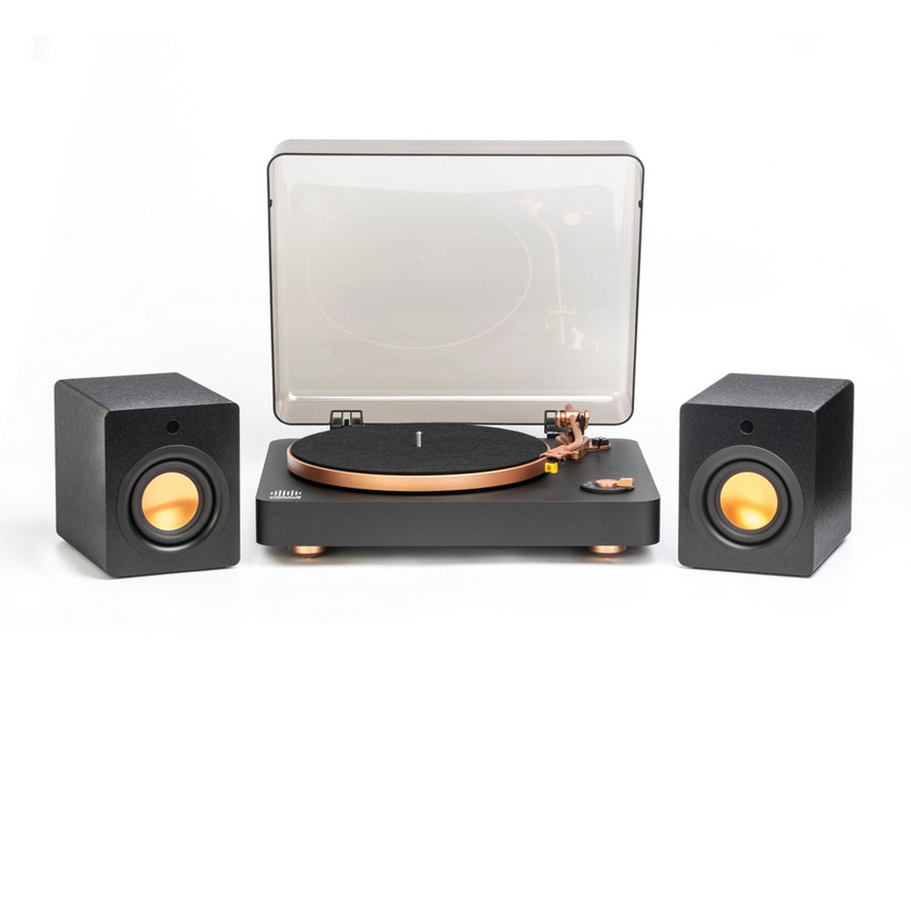 Mitchell Acoustics uStream Groove Turntable & True Wireless Speakers Pair HiFi Package