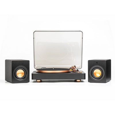 Mitchell Acoustics uStream Groove Turntable & True Wireless Speakers Pair HiFi Package