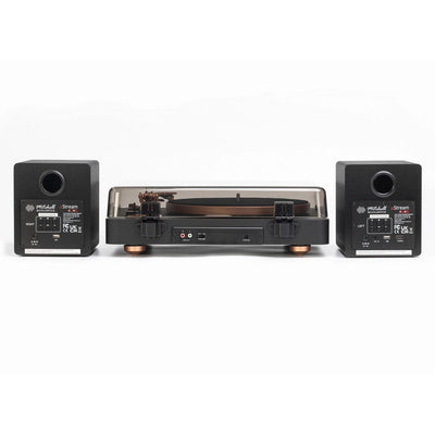 Mitchell Acoustics uStream Groove Turntable & True Wireless Speakers Pair HiFi Package